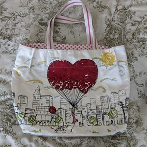 Brighton canvas tote bag